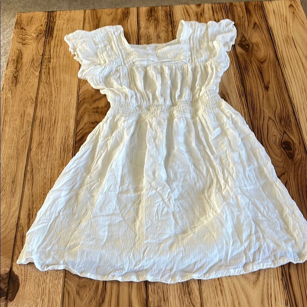 L♥️ve Squared Girls White Kids Dress NWT